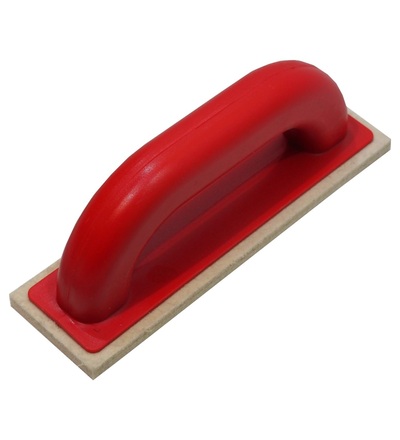 TOPTRADE hladítko ABS, plst bílá, špaletové, 220 x 65 x 8 mm 109653