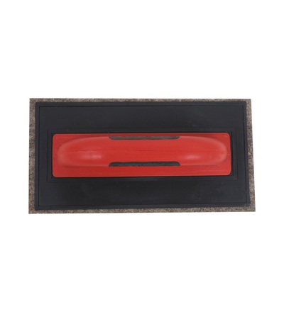 TOPTRADE hladítko ABS, plst hnědá, PROFESSIONAL, 250 x 130 x 10 mm, profi 905140