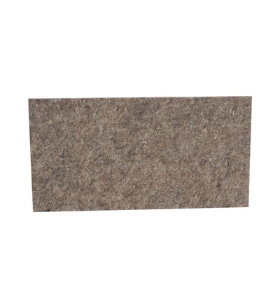 TOPTRADE hladítko ABS, plst hnědá, PROFESSIONAL, 250 x 130 x 10 mm, profi 905140
