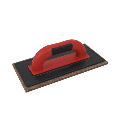 TOPTRADE hladítko ABS, plst hnědá, PROFESSIONAL, 250 x 130 x 10 mm 905105