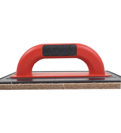 TOPTRADE hladítko ABS, plst hnědá, PROFESSIONAL, 250 x 130 x 10 mm 905105