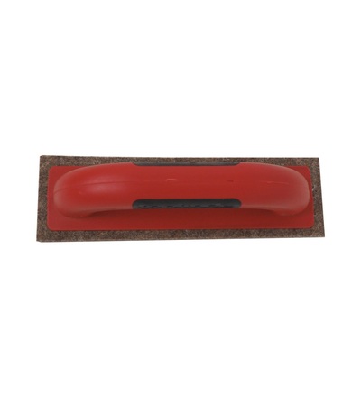 TOPTRADE hladítko ABS, plst hnědá, špaletové, PROFESSIONAL, 220 x 65 x 8 mm 109099