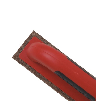 TOPTRADE hladítko ABS, plst hnědá, špaletové, PROFESSIONAL, 220 x 65 x 8 mm 109099