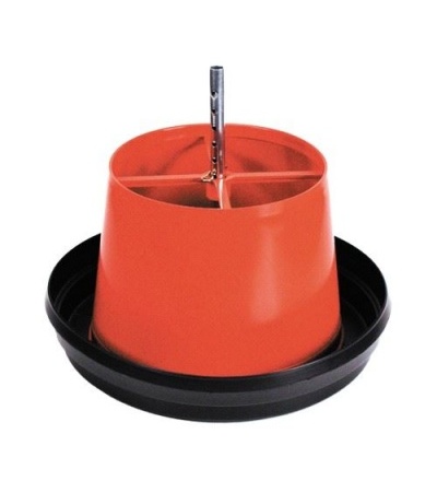 TOPTRADE krmítko automat, stacionární, závěsné, pro drůbež, 15l 308076