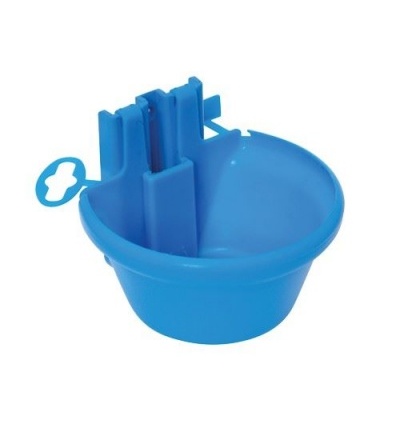 TOPTRADE krmítko plastové, závěsné, výsuvné, univerzální, pro ptactvo, 0,3l 308082