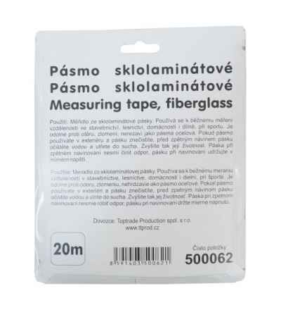 TOPTRADE pásmo sklolaminátové,  13 mm x 50 m 500065