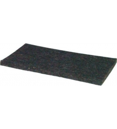 TOPTRADE povrch náhradní, plsť hnědá, 250 x 130 x 20 mm 105205