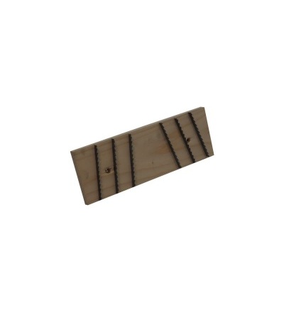 TOPTRADE škrabák malý, dřevěný, na ytong, 260 x 85 mm, profi 105413