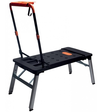 TOPTRADE stůl pracovní, multifunkční, „7 v 1“, skládací, 1390  x 590 x 780 mm 600112