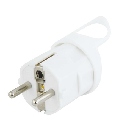 Vidlice pro pohyblivý přívod, přímý  vývod,  ~ 250 V / 16 A 605052