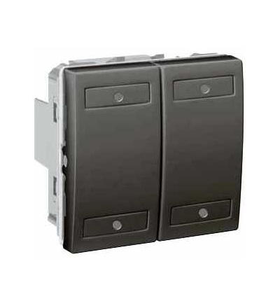 MGU3.531.12 KNX Unica TOP multifunkční tlačítko 2-nás., grafit, Schneider Electric