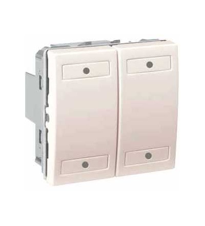 MGU3.531.25 KNX Unica multifunkční tlačítko 2-nás., marfil, Schneider Electric