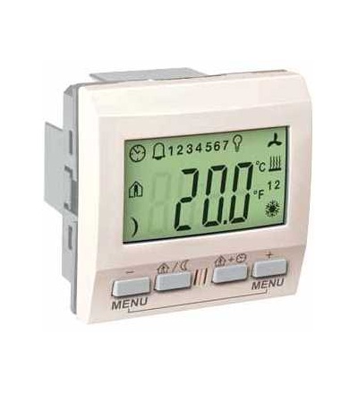 MGU3.534.25 KNX Unica regulátor teploty místnosti s displejem, marfil, Schneider Electric